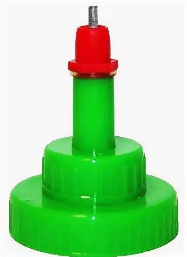 Поилка ниппельная универсальная под бутылки 0,5-5 л (пластик)