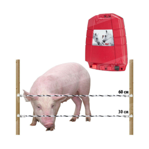 Электропастух комплект для свиней 220 В на 500 м