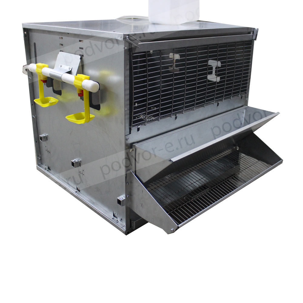 Клетка для кур-несушек до 10 голов Вятка 2 яруса