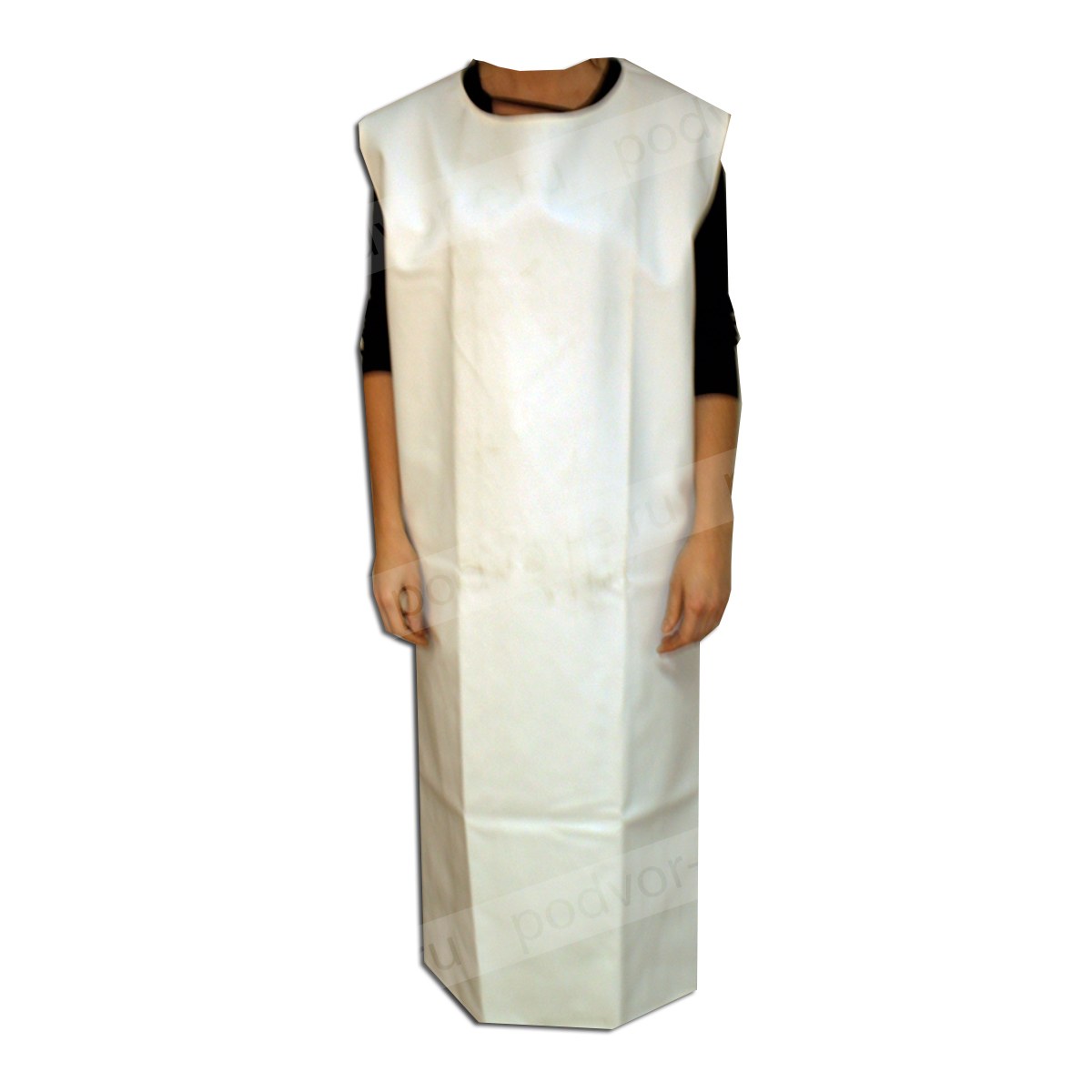 Фартук специальный без рукавов белый