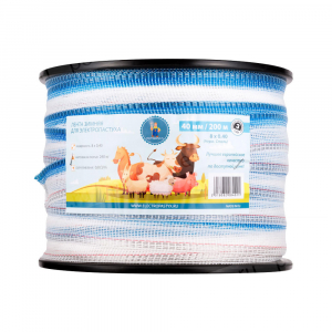 Зимняя лента для электропастуха 40 мм (200 м)