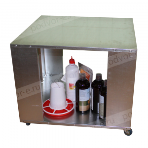 Подставка малая с полкой под брудеры и клетки