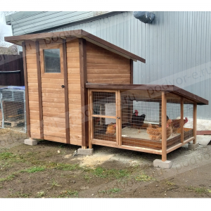 Курятник зимний на 15 голов с выгулом