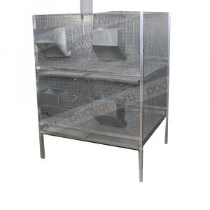 Клетка для кроликов на 32 головы 2-х ярусная